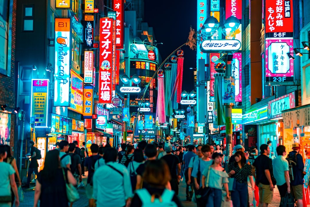 tokyo city lights
